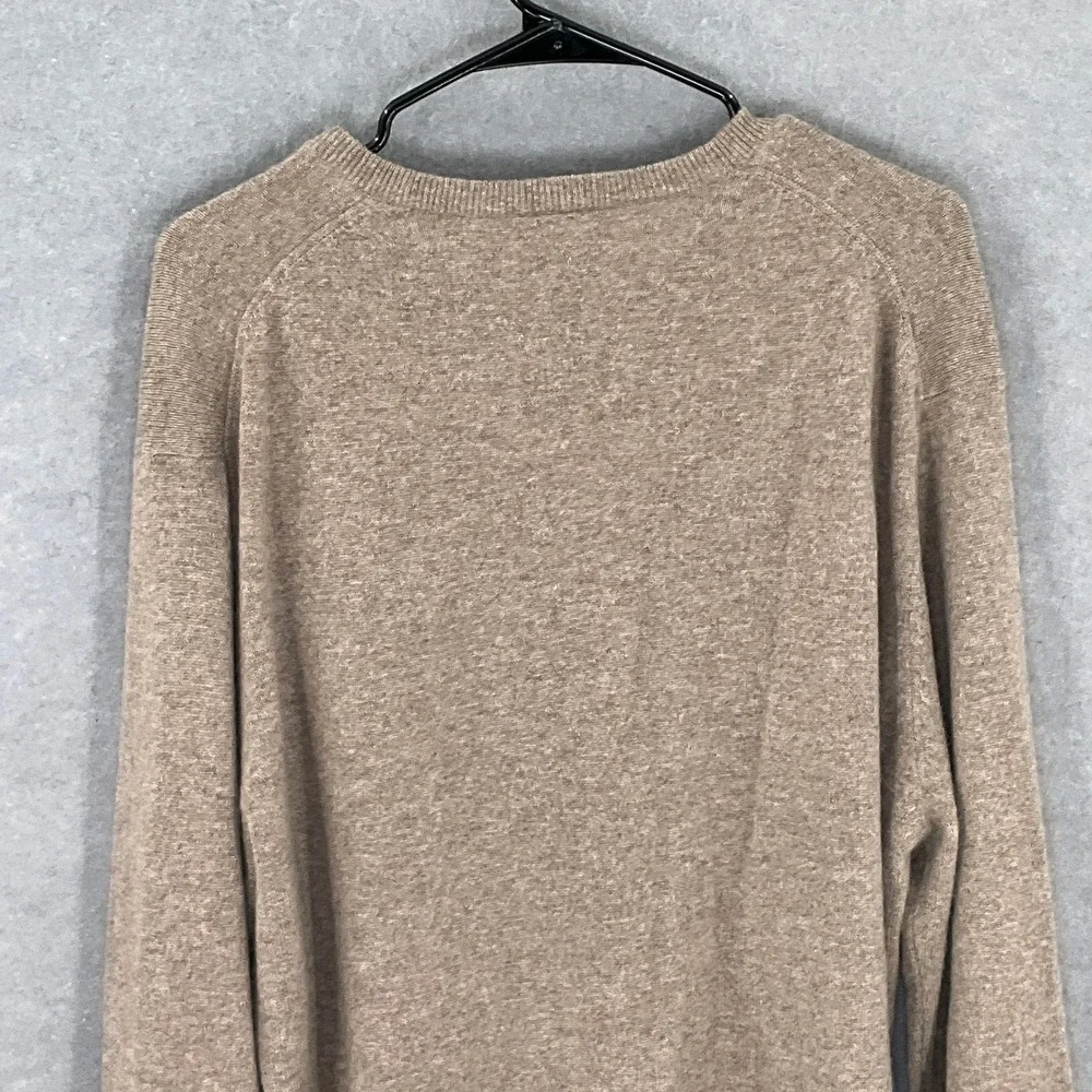 Jos A Bank Travelers Collection Mens Cashmere Sweater‎ Sz L VNeck Luxury Capsule
